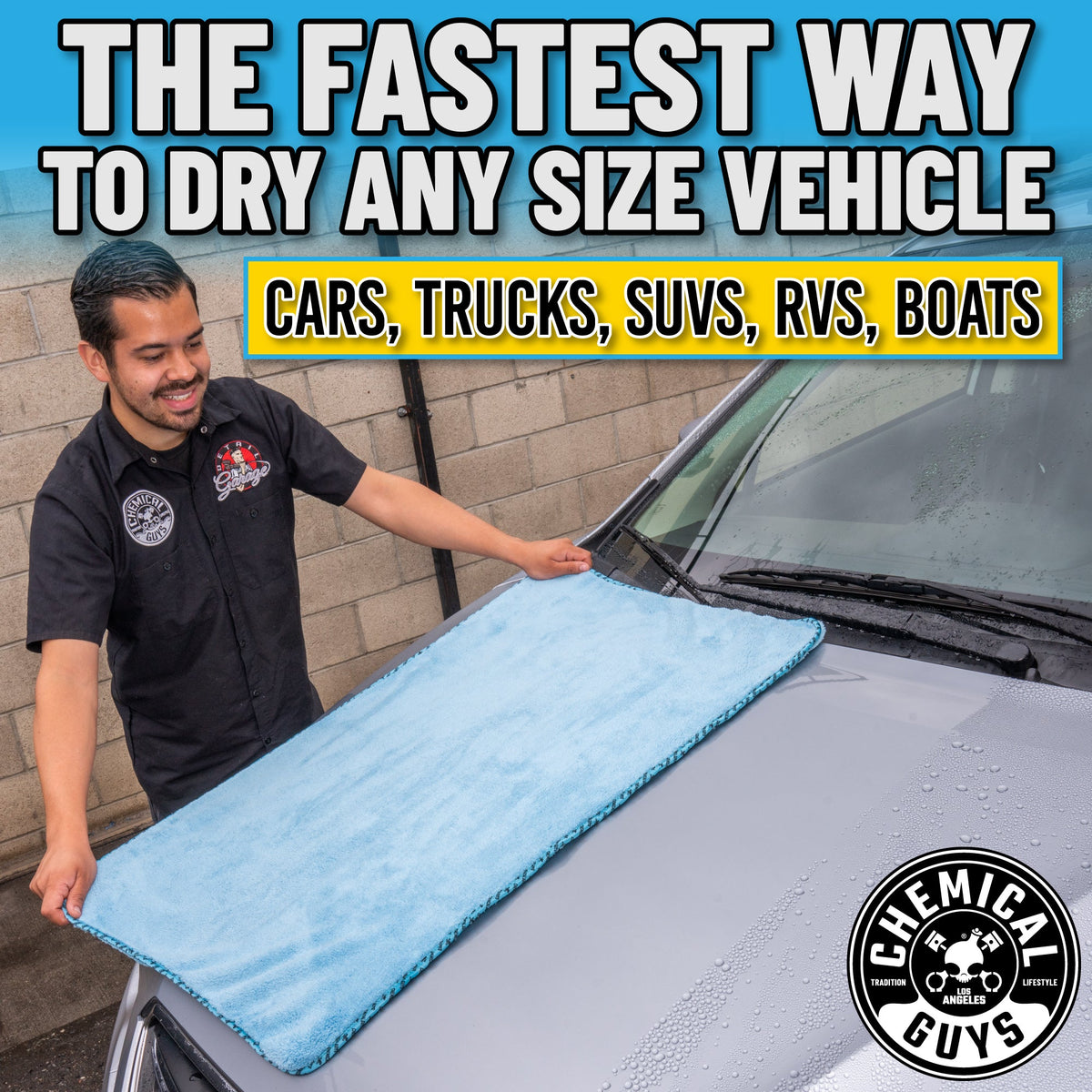 Chemical Guys Woolly Mammoth Microfiber Drying Towel - image 3